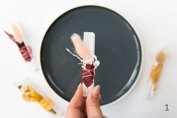 Satin Spar (Selenite) Floral Wands - Premium Crystals + Gifts from Clarity Co. - NZ's Favourite Online Crystal Shop