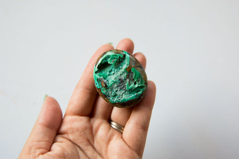 Chrysocolla Palmstones - Premium Crystals + Gifts from Clarity Co. - NZ's Favourite Online Crystal Shop