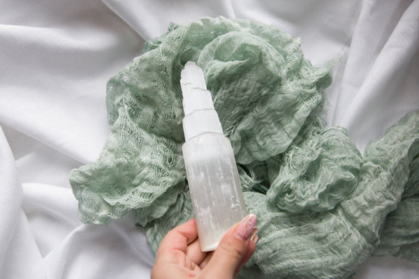 Satin Spar (Selenite) Tower - Premium Crystals + Gifts from Clarity Co. - NZ's Favourite Online Crystal Shop