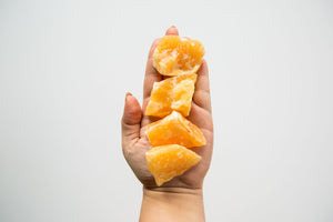 Orange Calcite Rough (Acid Washed) - Premium Crystals + Gifts from Clarity Co. - NZ's Favourite Online Crystal Shop