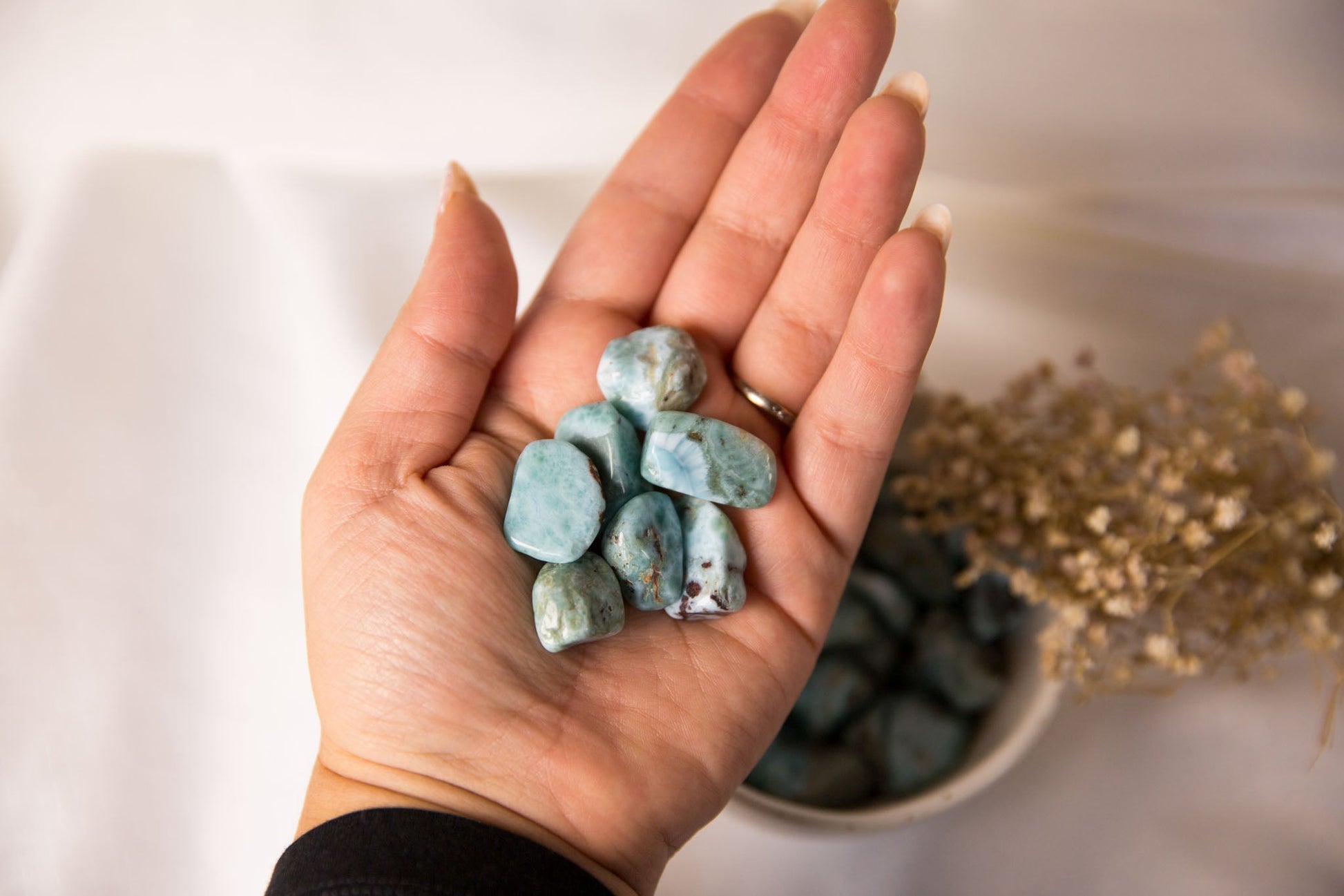 Larimar Tumblestones - Premium Crystals + Gifts from Clarity Co. - NZ's Favourite Online Crystal Shop