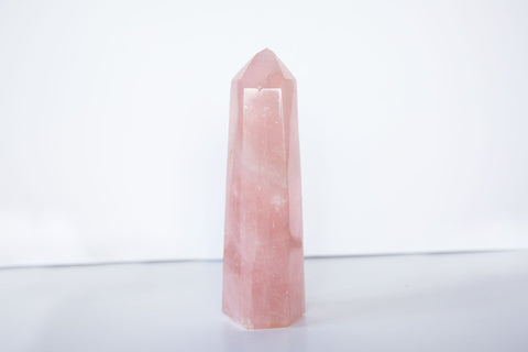 Rose Quartz XL Tower #6 - Premium Crystals + Gifts from Clarity Co. - NZ's Favourite Online Crystal Shop