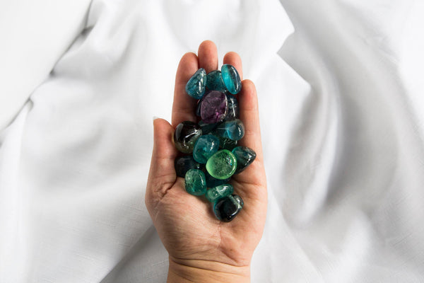 Fluorite Tumblestone - Premium Crystals + Gifts from Clarity Co. - NZ's Favourite Online Crystal Shop