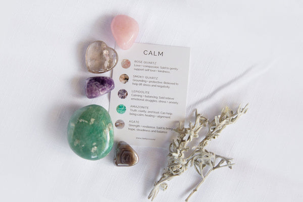 Calm Crystal Kit - Premium Crystals + Gifts from Clarity Co. - NZ's Favourite Online Crystal Shop