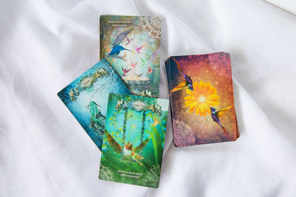 Hummingbird Wisdom Oracle - Ellen Valladares + Yasmeen Westwood - Premium Crystals + Gifts from Clarity Co. - NZ's Favourite Online Crystal Shop