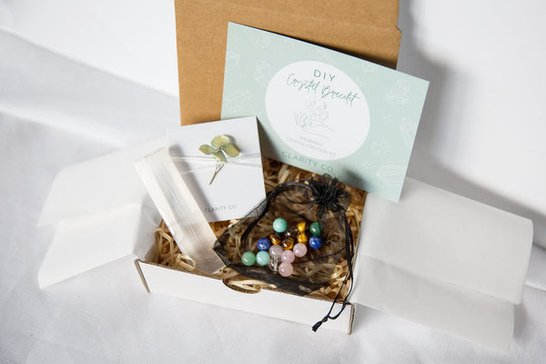 DIY Crystal Bracelet Kit - Premium Crystals + Gifts from Clarity Co. - NZ's Favourite Online Crystal Shop
