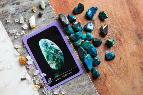 Chrysocolla Tumblestone - Premium Crystals + Gifts from Clarity Co. - NZ's Favourite Online Crystal Shop