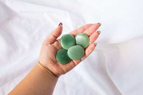 Green Aventurine Flatstones - Premium Crystals + Gifts from Clarity Co. - NZ's Favourite Online Crystal Shop