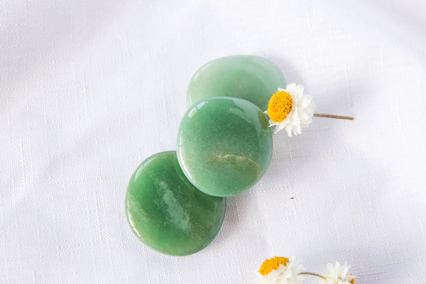 Green Aventurine Flatstones - Premium Crystals + Gifts from Clarity Co. - NZ's Favourite Online Crystal Shop