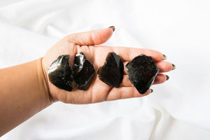Black Obsidian Rough (small) - Premium Crystals + Gifts from Clarity Co. - NZ's Favourite Online Crystal Shop