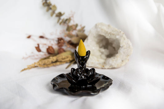 Lotus Backflow Incense Burner - Premium Crystals + Gifts from Clarity Co. - NZ's Favourite Online Crystal Shop