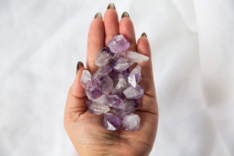 Amethyst Mini Rough Points - Premium Crystals + Gifts from Clarity Co. - NZ's Favourite Online Crystal Shop