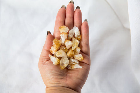 Heat Treated Citrine Mini Rough Points - Premium Crystals + Gifts from Clarity Co. - NZ's Favourite Online Crystal Shop