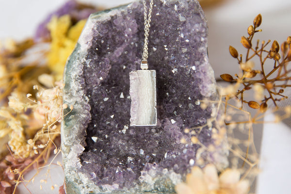 Amethyst Slice Necklace - Premium Crystals + Gifts from Clarity Co. - NZ's Favourite Online Crystal Shop