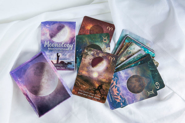 Moonology Manifestation Oracle Deck - Premium Crystals + Gifts from Clarity Co. - NZ's Favourite Online Crystal Shop