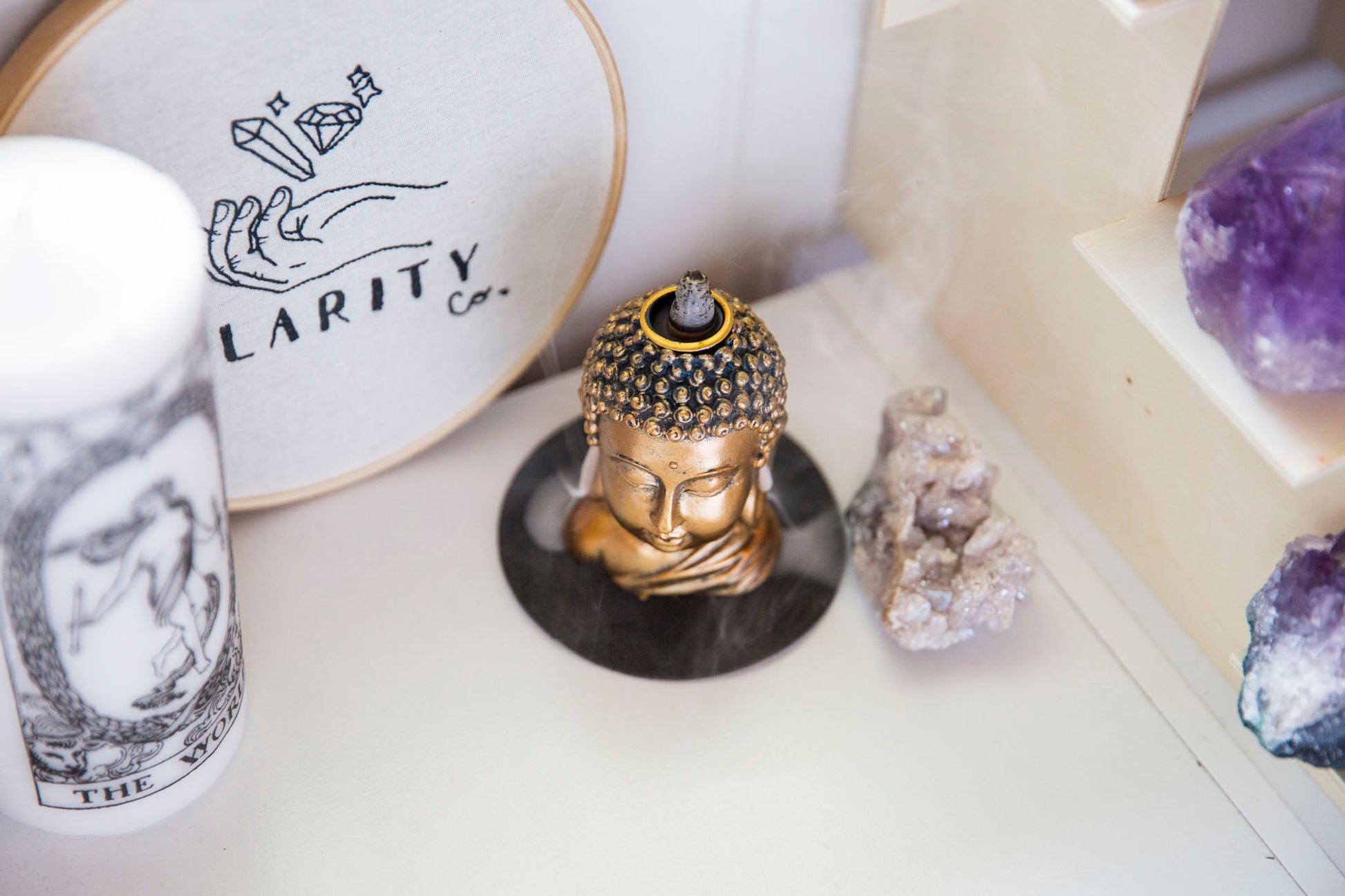 Bronze Buddha Backflow Incense Burner - Premium Crystals + Gifts from Clarity Co. - NZ's Favourite Online Crystal Shop