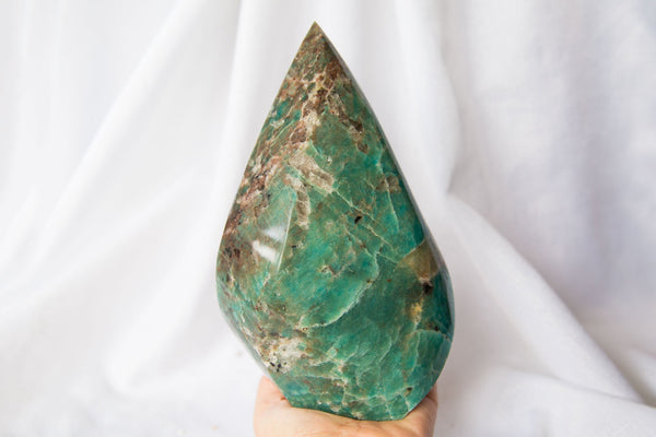 Amazonite + Smoky Quartz Flame #2 - Premium Crystals + Gifts from Clarity Co. - NZ's Favourite Online Crystal Shop