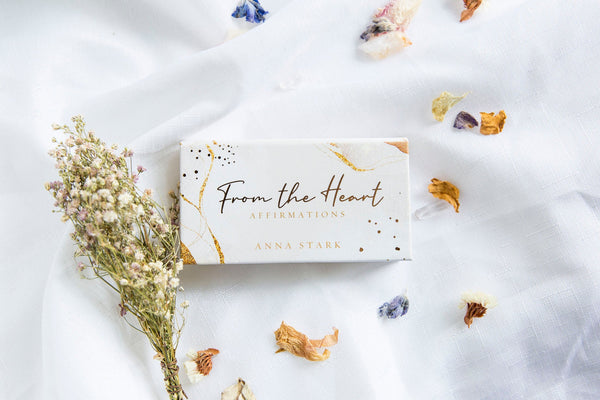 From The Heart Mini Affirmation Cards - Anna Stark - Premium Crystals + Gifts from Clarity Co. - NZ's Favourite Online Crystal Shop