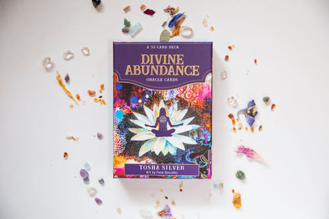 Divine Abundance Oracle Deck - Premium Crystals + Gifts from Clarity Co. - NZ's Favourite Online Crystal Shop