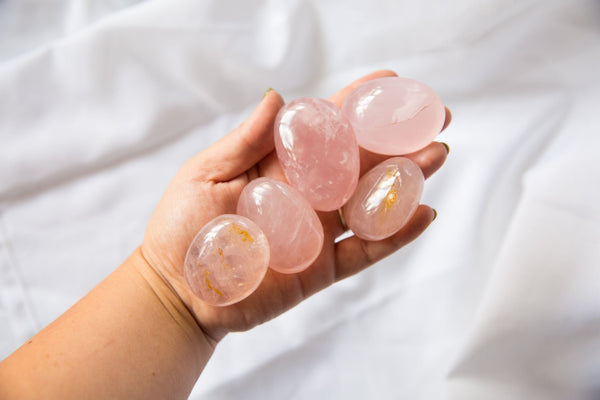 Rose Quartz Palmstones - Premium Crystals + Gifts from Clarity Co. - NZ's Favourite Online Crystal Shop