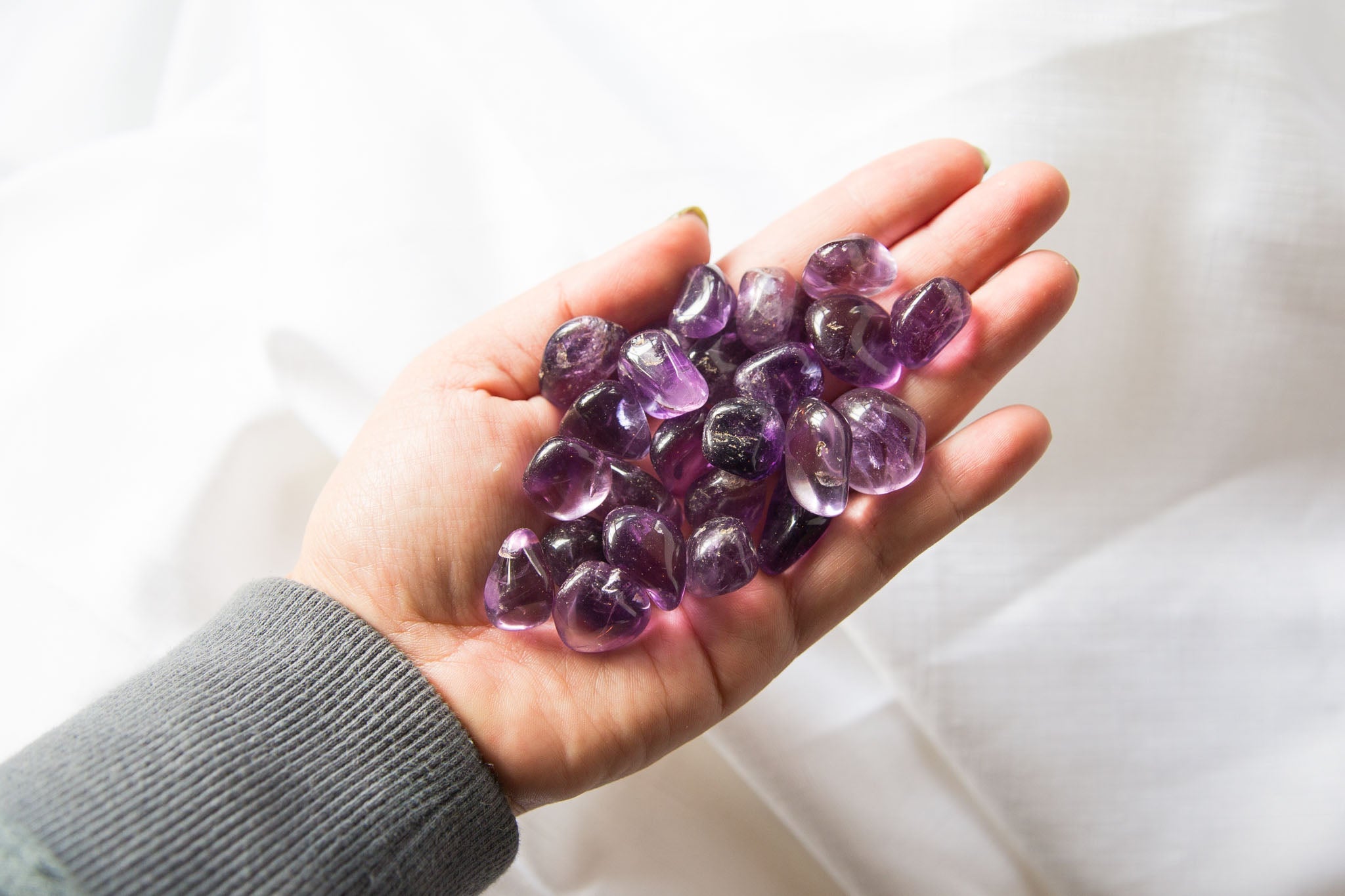 Amethyst Tumbles (Small) - Premium Crystals + Gifts from Clarity Co. - NZ's Favourite Online Crystal Shop