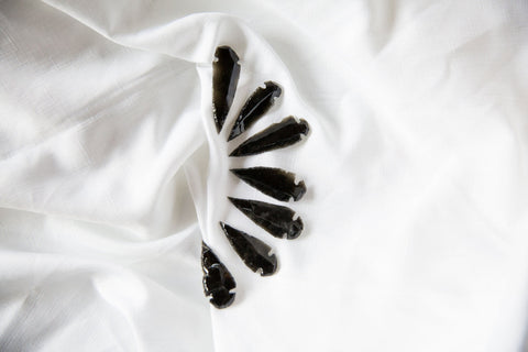 Black Obsidian Arrow Heads - Premium Crystals + Gifts from Clarity Co. - NZ's Favourite Online Crystal Shop