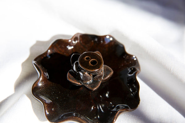 Lotus Pool Backflow Incense Burner - Premium Crystals + Gifts from Clarity Co. - NZ's Favourite Online Crystal Shop