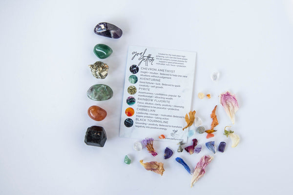 Goal Getter Crystal Pocket Set - Premium Crystals + Gifts from Clarity Co. - NZ's Favourite Online Crystal Shop