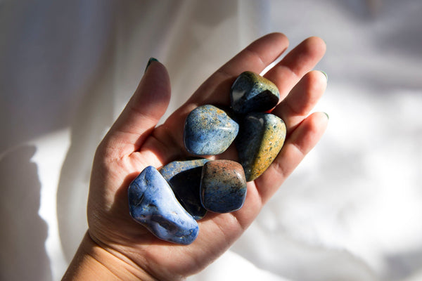 Dumortierite XL Tumblestones - Premium Crystals + Gifts from Clarity Co. - NZ's Favourite Online Crystal Shop
