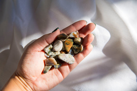 Ocean Jasper Tumblestones - Premium Crystals + Gifts from Clarity Co. - NZ's Favourite Online Crystal Shop