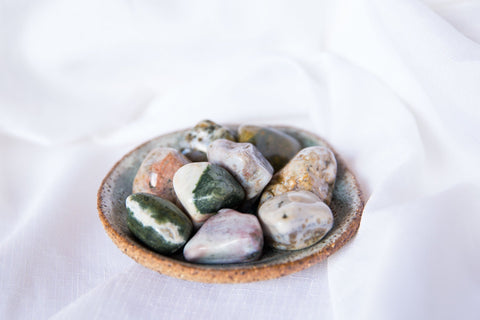 Ocean Jasper XL Tumblestones - Premium Crystals + Gifts from Clarity Co. - NZ's Favourite Online Crystal Shop