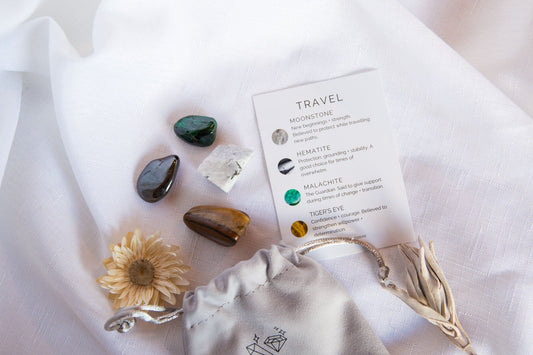 Travel Crystal Kit - Premium Crystals + Gifts from Clarity Co. - NZ's Favourite Online Crystal Shop