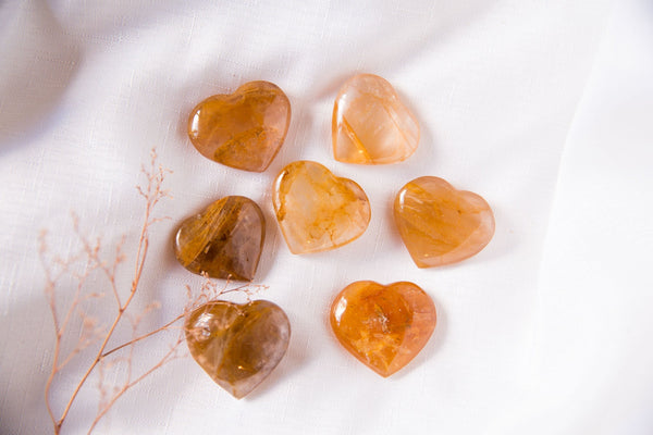 Golden Healer Small Hearts - Premium Crystals + Gifts from Clarity Co. - NZ's Favourite Online Crystal Shop