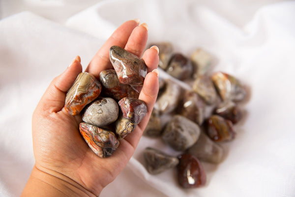 Crazy Lace Agate XL Tumblestones - Premium Crystals + Gifts from Clarity Co. - NZ's Favourite Online Crystal Shop