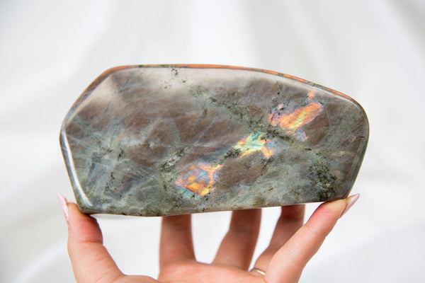Sunset Labradorite Freeform (Orange Flash) - Premium Crystals + Gifts from Clarity Co. - NZ's Favourite Online Crystal Shop