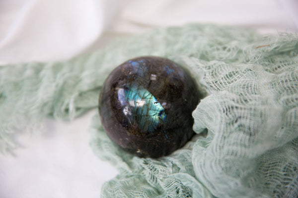 Labradorite Sphere #1 - Premium Crystals + Gifts from Clarity Co. - NZ's Favourite Online Crystal Shop