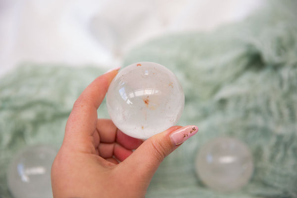 Clear Quartz Sphere #3 - Premium Crystals + Gifts from Clarity Co. - NZ's Favourite Online Crystal Shop
