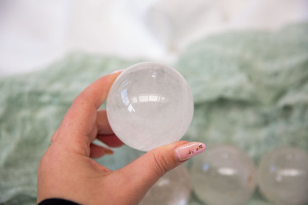 Clear Quartz Sphere #5 - Premium Crystals + Gifts from Clarity Co. - NZ's Favourite Online Crystal Shop