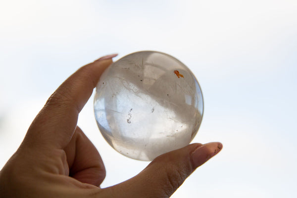 Clear Quartz Sphere #3 - Premium Crystals + Gifts from Clarity Co. - NZ's Favourite Online Crystal Shop