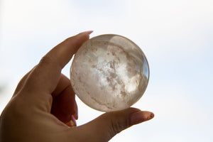 Clear Quartz Sphere #4 - Premium Crystals + Gifts from Clarity Co. - NZ's Favourite Online Crystal Shop