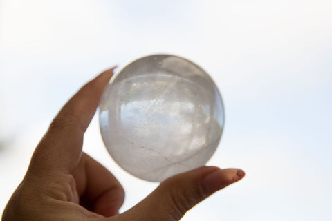 Clear Quartz Sphere #5 - Premium Crystals + Gifts from Clarity Co. - NZ's Favourite Online Crystal Shop