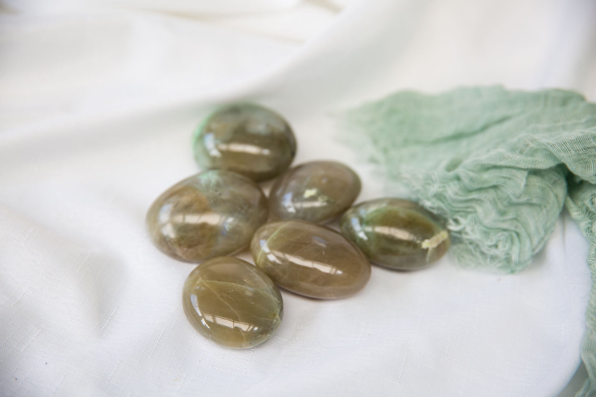 Garnierite Palmstones - Premium Crystals + Gifts from Clarity Co. - NZ's Favourite Online Crystal Shop