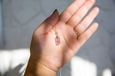 Amethyst Dainty Point Necklace - Premium Crystals + Gifts from Clarity Co. - NZ's Favourite Online Crystal Shop