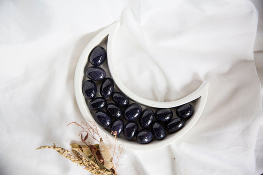 Blue Goldstone Tumblestones