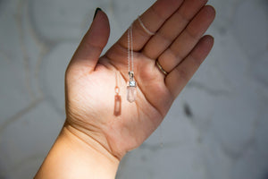 Clear Quartz Dainty Point Necklace - Premium Crystals + Gifts from Clarity Co. - NZ's Favourite Online Crystal Shop