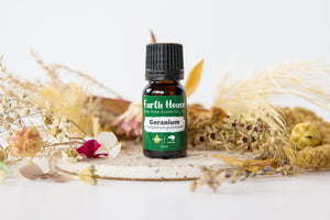 Geranium Essential Oil - Earth House - Premium Crystals + Gifts from Earth House - NZ's Favourite Online Crystal Shop