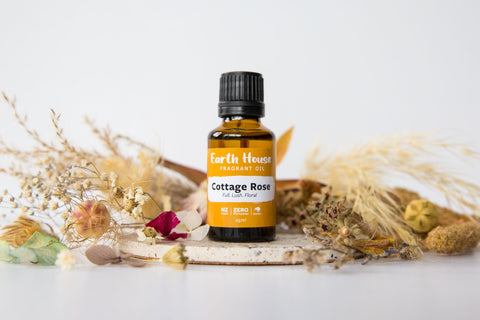 Cottage Rose Fragrance Oil - Earth House - Premium Crystals + Gifts from Earth House - NZ's Favourite Online Crystal Shop