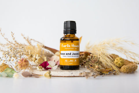 Rose + Jasmine Fragrance Oil - Earth House - Premium Crystals + Gifts from Earth House - NZ's Favourite Online Crystal Shop
