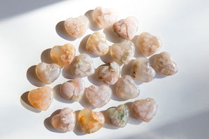 Flower Agate Mini Hearts - Premium Crystals + Gifts from Clarity Co. - NZ's Favourite Online Crystal Shop
