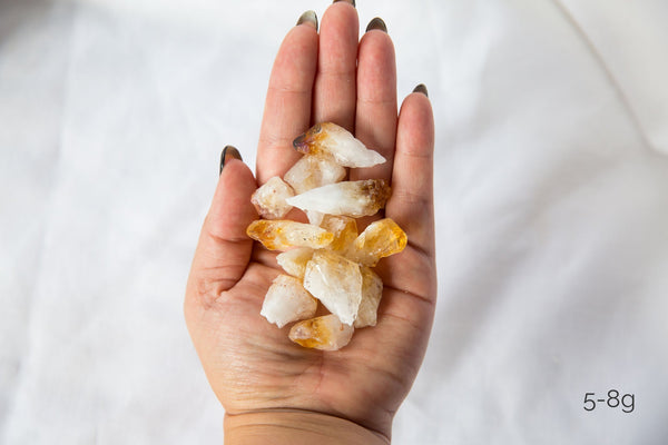 Heat Treated Citrine Mini Rough Points - Premium Crystals + Gifts from Clarity Co. - NZ's Favourite Online Crystal Shop